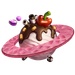 A planet made of various sweets.